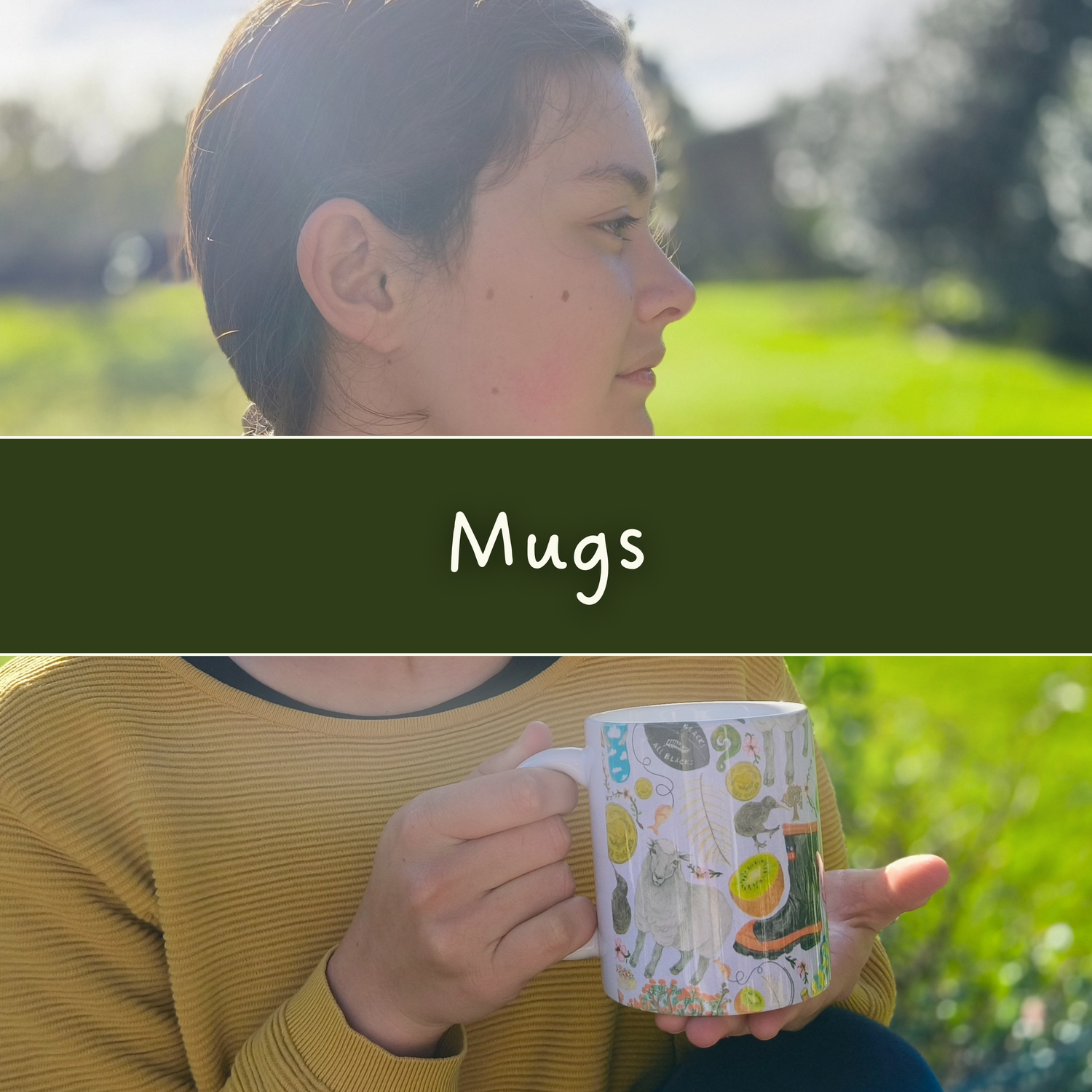 Kiwiana Mugs